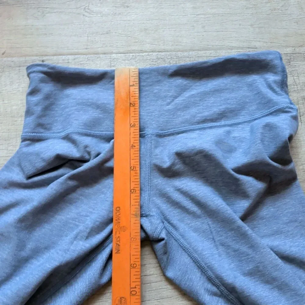 Lululemon Align Crop Leggings Size 4 Blue Heathered Yoga Athletic PantsCropped